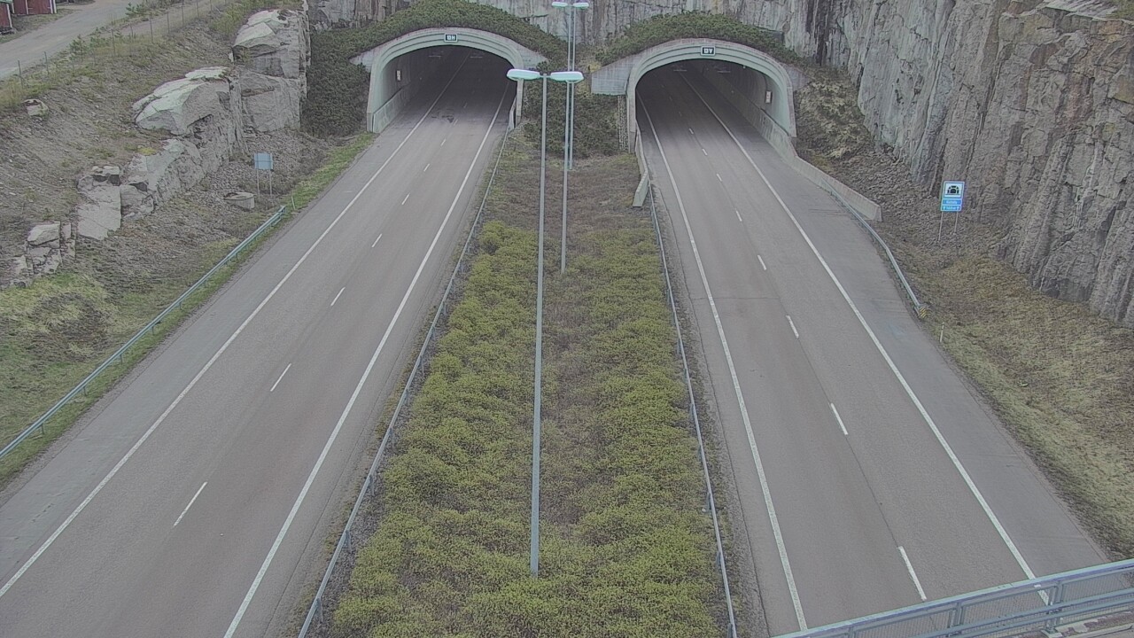 Weather Camera Image Väg 7 Fredrikshamn Kolsila bom väst, Hamina, Kymenlaakso