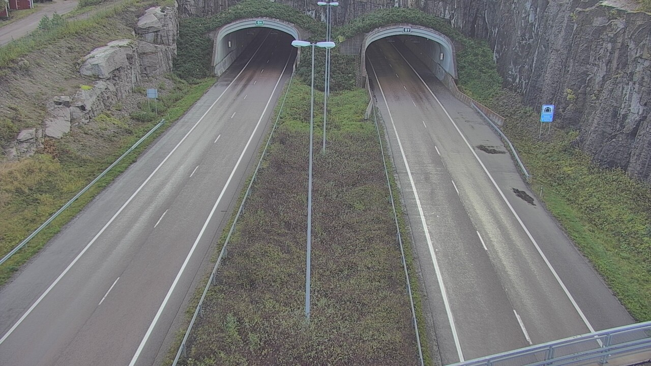 Weather Camera Image Väg 7 Fredrikshamn Kolsila bom väst, Hamina, Kymenlaakso