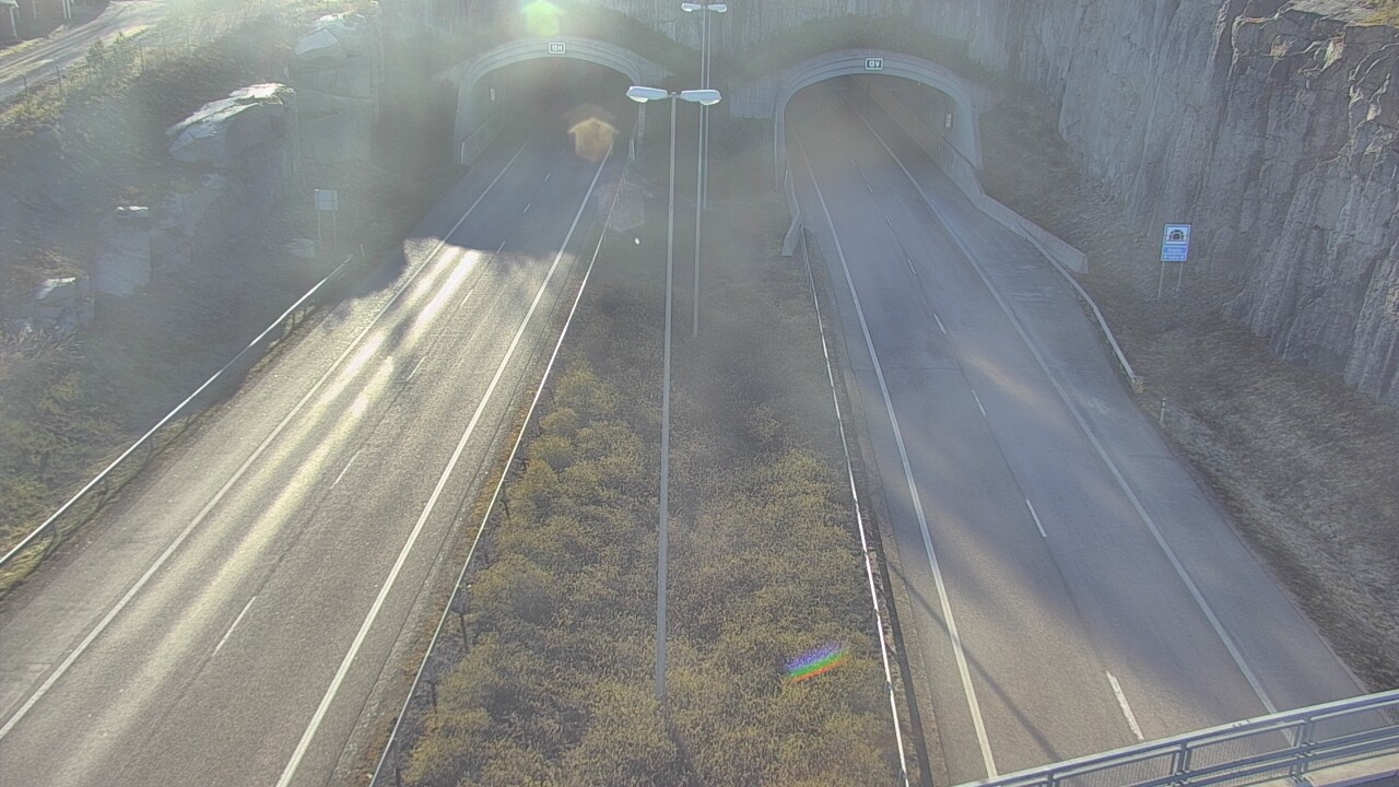 Weather Camera Image Väg 7 Fredrikshamn Kolsila bom väst, Hamina, Kymenlaakso