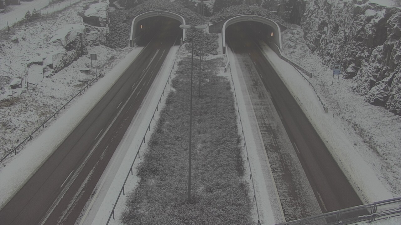 Weather Camera Image Väg 7 Fredrikshamn Kolsila bom väst, Hamina, Kymenlaakso