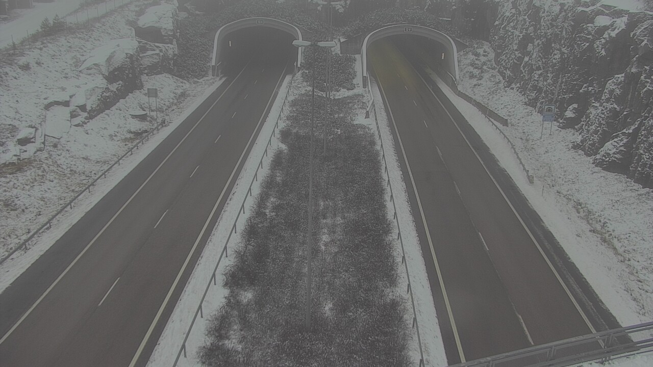 Weather Camera Image Väg 7 Fredrikshamn Kolsila bom väst, Hamina, Kymenlaakso