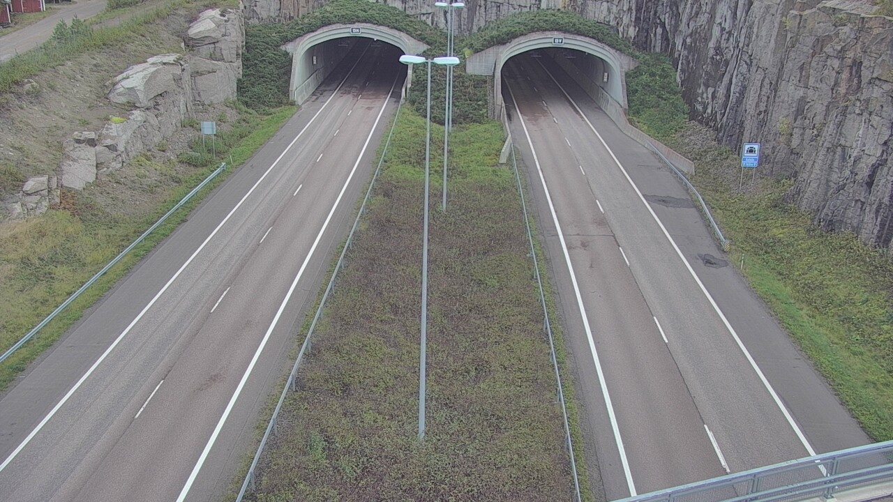 Weather Camera Image Väg 7 Fredrikshamn Kolsila bom väst, Hamina, Kymenlaakso