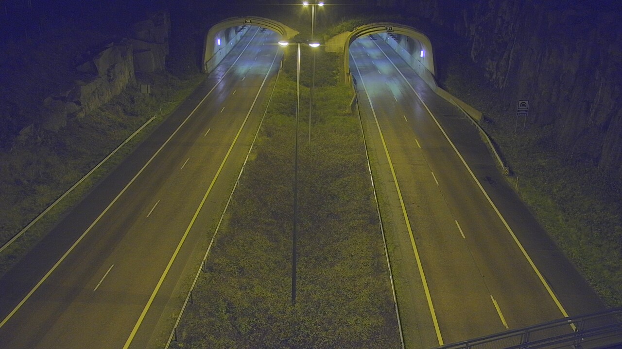 Weather Camera Image Väg 7 Fredrikshamn Kolsila bom väst, Hamina, Kymenlaakso