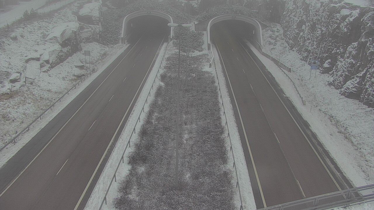 Weather Camera Image Väg 7 Fredrikshamn Kolsila bom väst, Hamina, Kymenlaakso