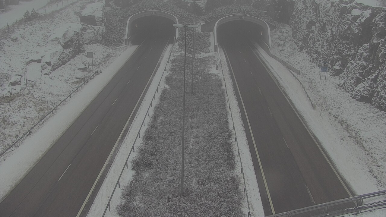 Weather Camera Image Väg 7 Fredrikshamn Kolsila bom väst, Hamina, Kymenlaakso