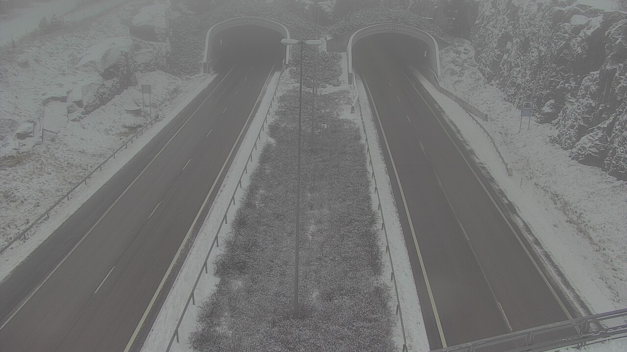 Weather Camera Image Väg 7 Fredrikshamn Kolsila bom väst, Hamina, Kymenlaakso