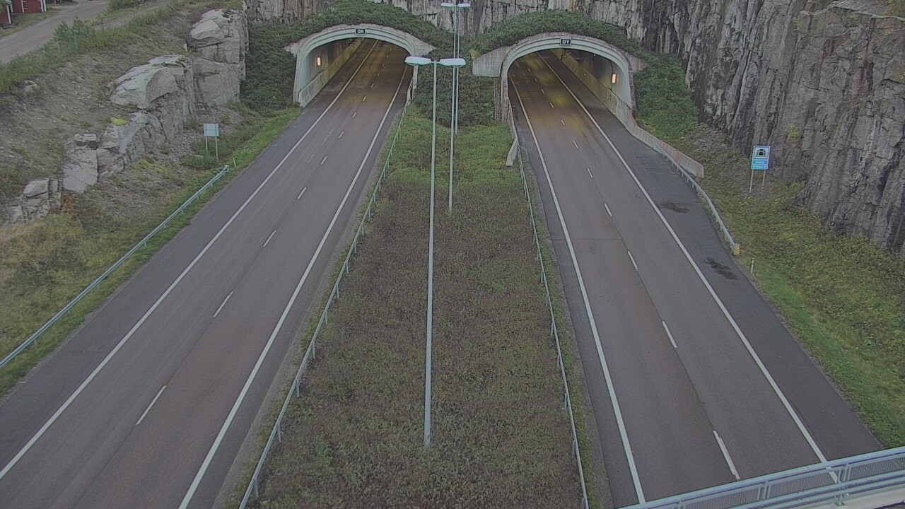 Weather Camera Image Väg 7 Fredrikshamn Kolsila bom väst, Hamina, Kymenlaakso