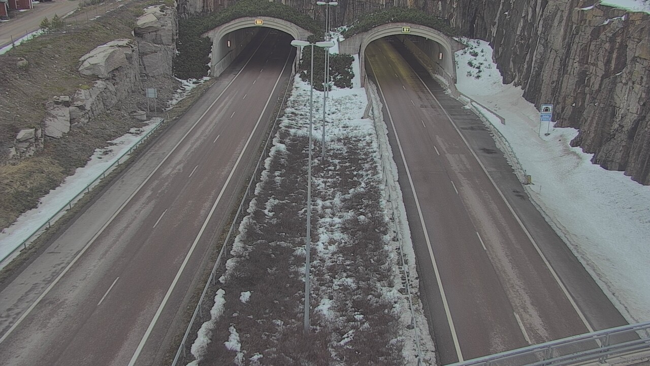 Weather Camera Image Väg 7 Fredrikshamn Kolsila bom väst, Hamina, Kymenlaakso