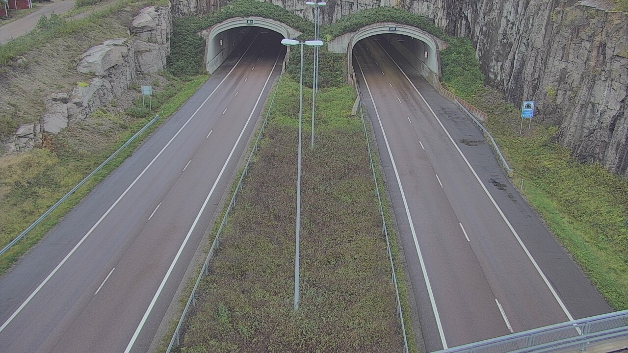 Weather Camera Image Väg 7 Fredrikshamn Kolsila bom väst, Hamina, Kymenlaakso