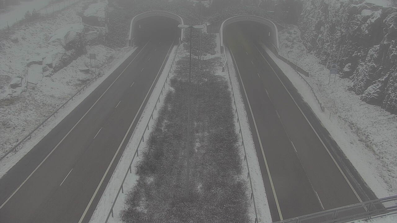 Weather Camera Image Väg 7 Fredrikshamn Kolsila bom väst, Hamina, Kymenlaakso