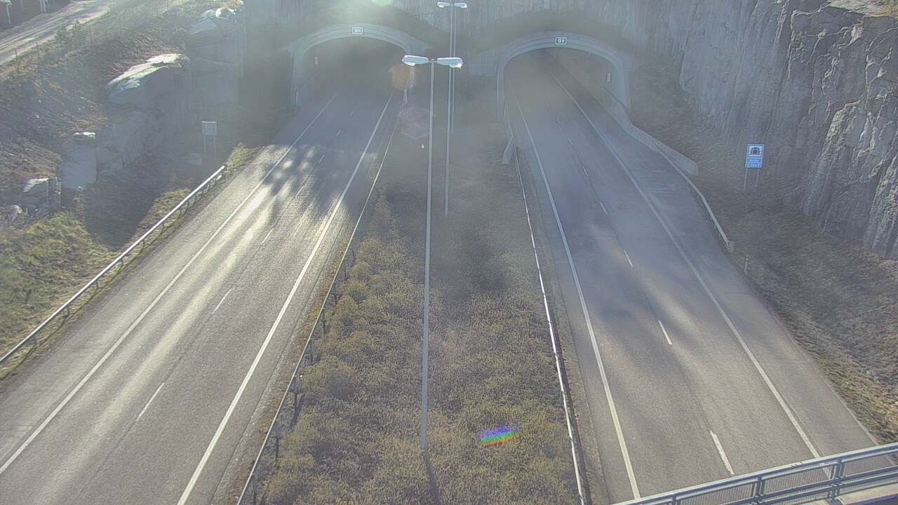 Weather Camera Image Väg 7 Fredrikshamn Kolsila bom väst, Hamina, Kymenlaakso