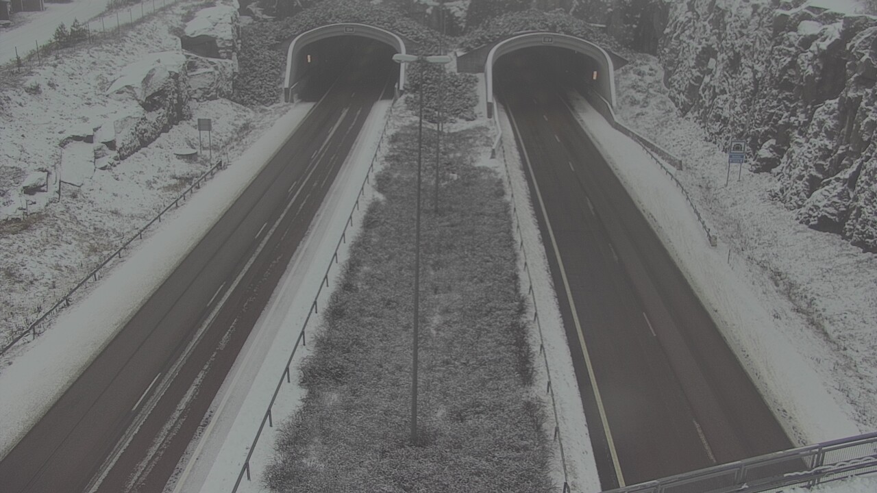 Weather Camera Image Väg 7 Fredrikshamn Kolsila bom väst, Hamina, Kymenlaakso