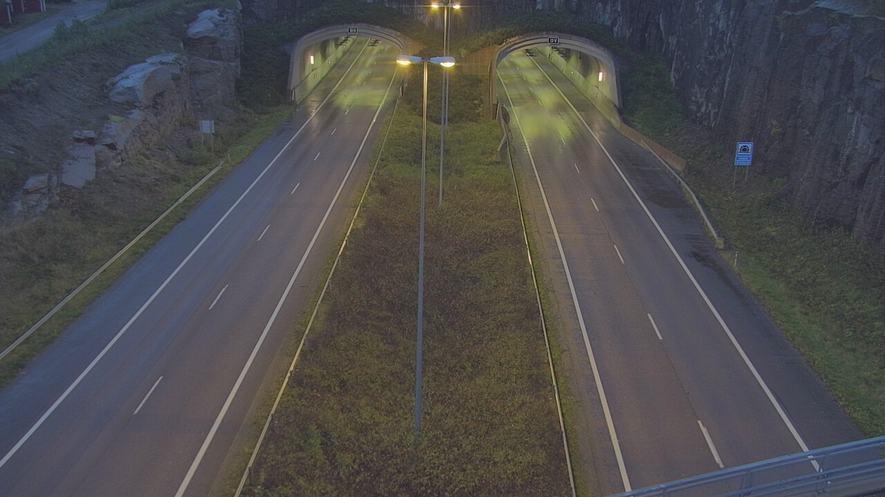 Weather Camera Image Väg 7 Fredrikshamn Kolsila bom väst, Hamina, Kymenlaakso