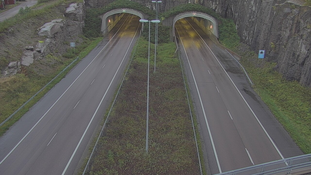 Weather Camera Image Väg 7 Fredrikshamn Kolsila bom väst, Hamina, Kymenlaakso