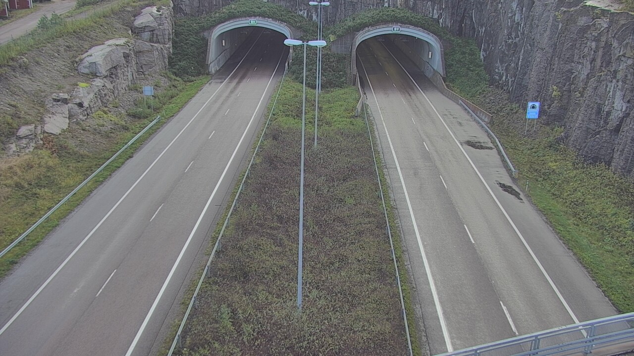 Weather Camera Image Väg 7 Fredrikshamn Kolsila bom väst, Hamina, Kymenlaakso