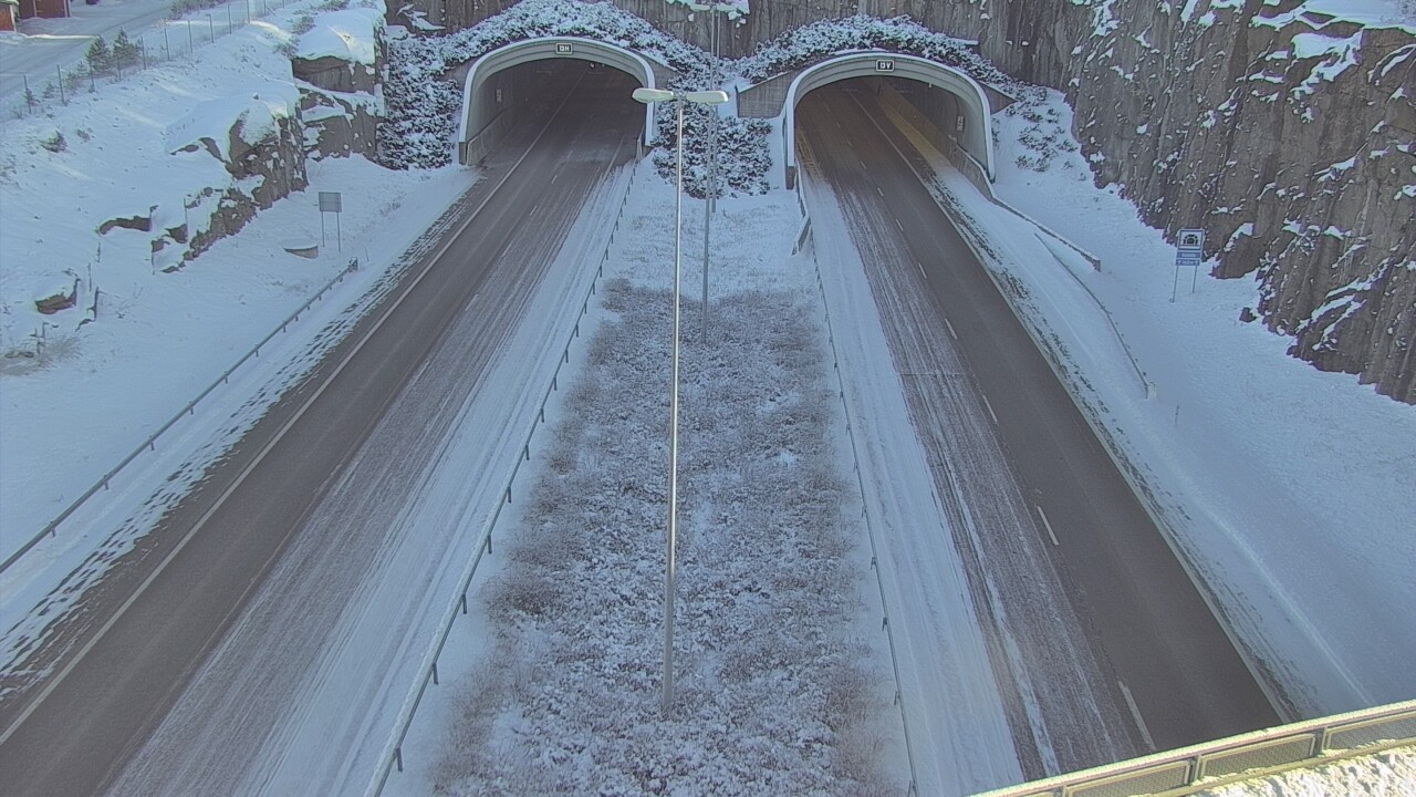 Weather Camera Image Väg 7 Fredrikshamn Kolsila bom väst, Hamina, Kymenlaakso