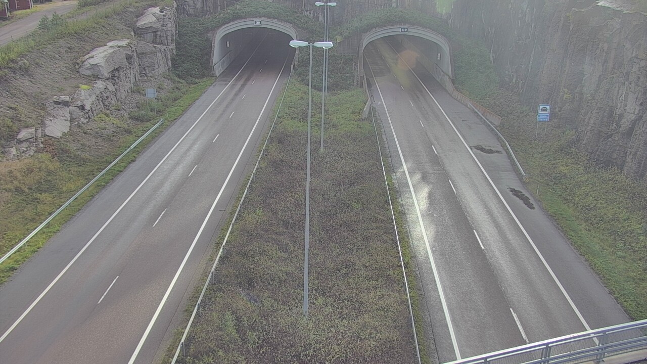 Weather Camera Image Väg 7 Fredrikshamn Kolsila bom väst, Hamina, Kymenlaakso