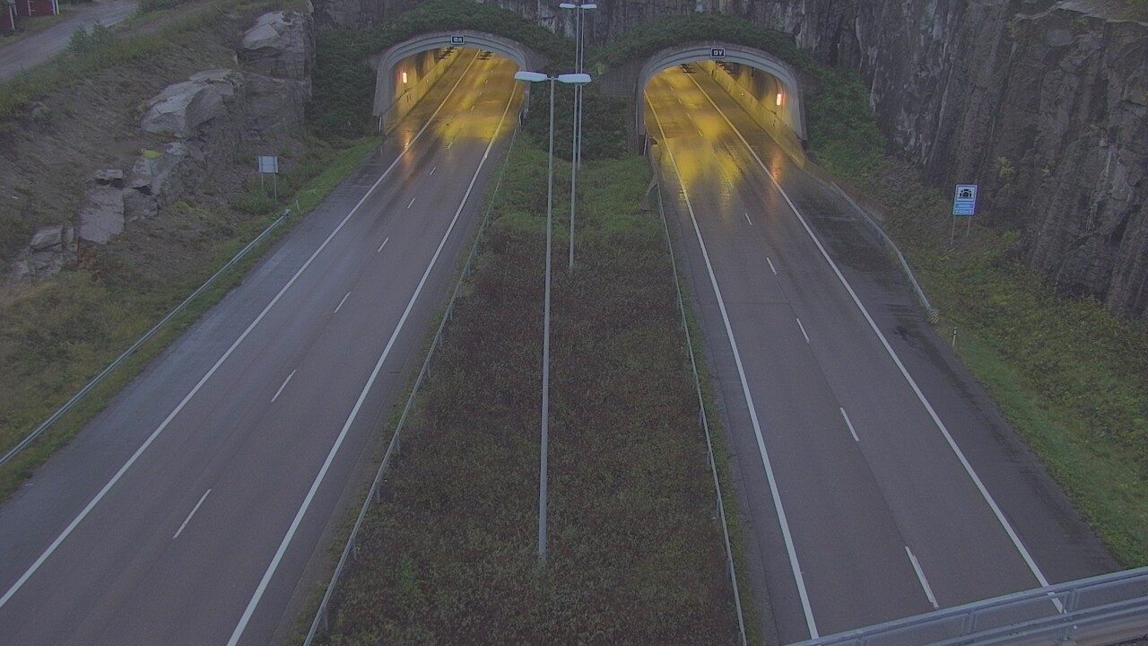 Weather Camera Image Väg 7 Fredrikshamn Kolsila bom väst, Hamina, Kymenlaakso