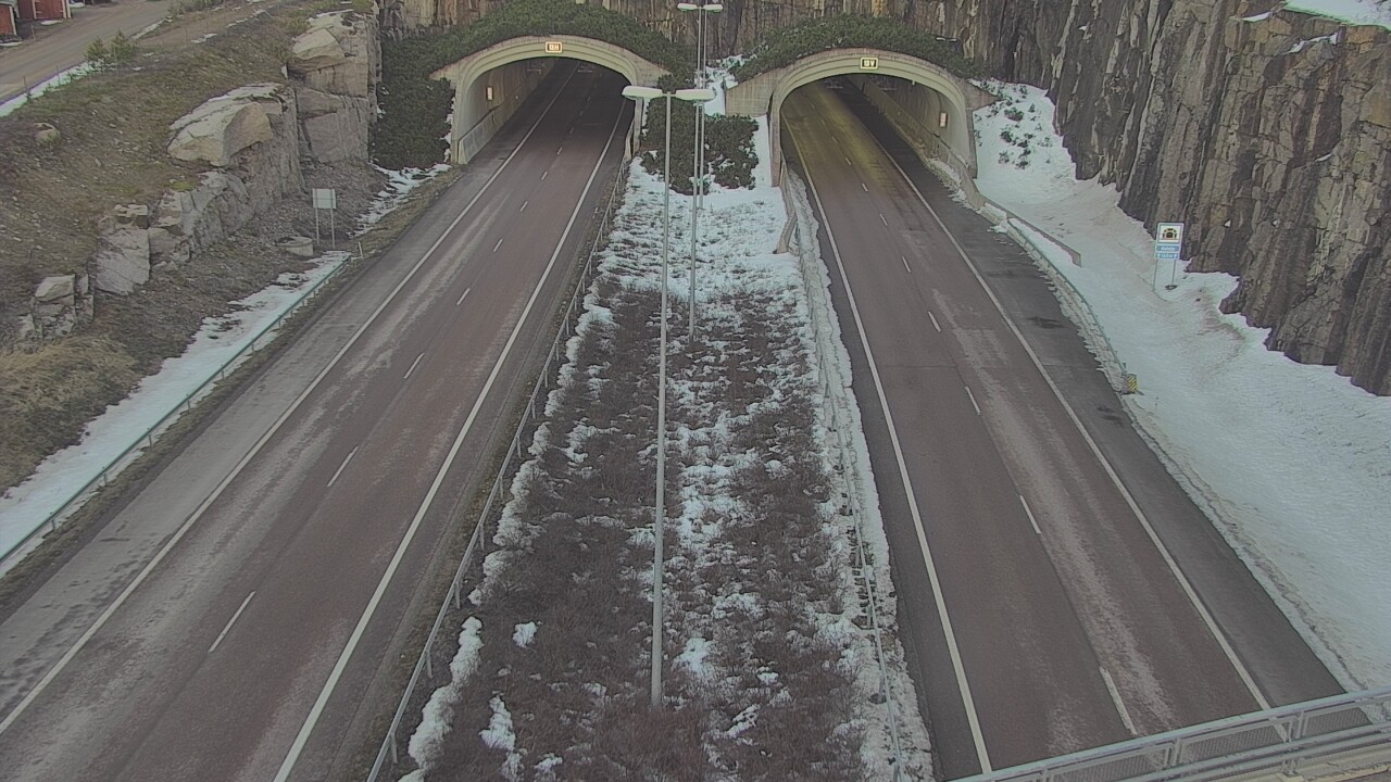 Weather Camera Image Väg 7 Fredrikshamn Kolsila bom väst, Hamina, Kymenlaakso