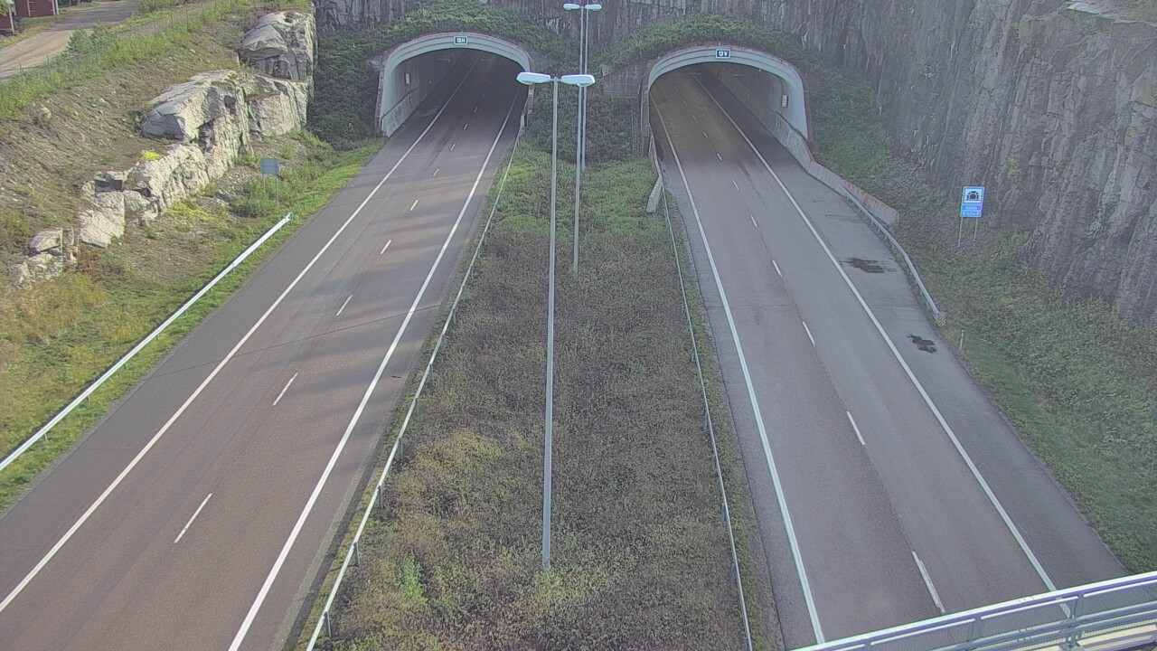 Weather Camera Image Väg 7 Fredrikshamn Kolsila bom väst, Hamina, Kymenlaakso