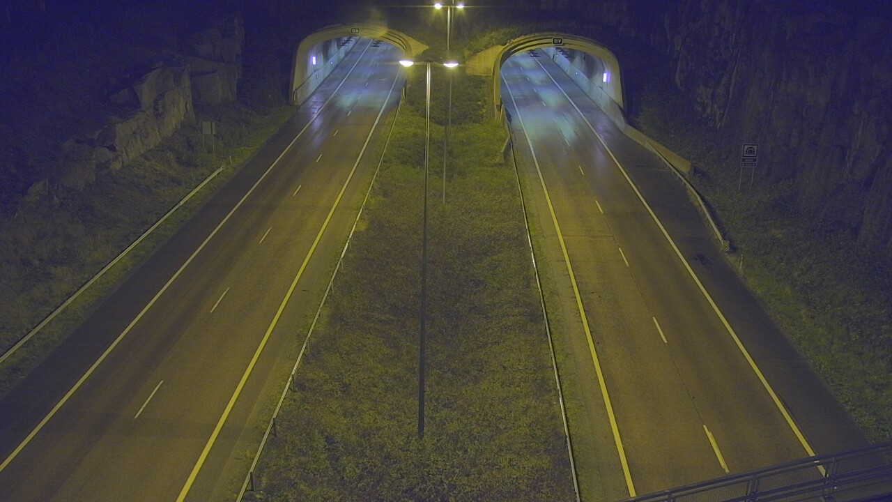 Weather Camera Image Väg 7 Fredrikshamn Kolsila bom väst, Hamina, Kymenlaakso
