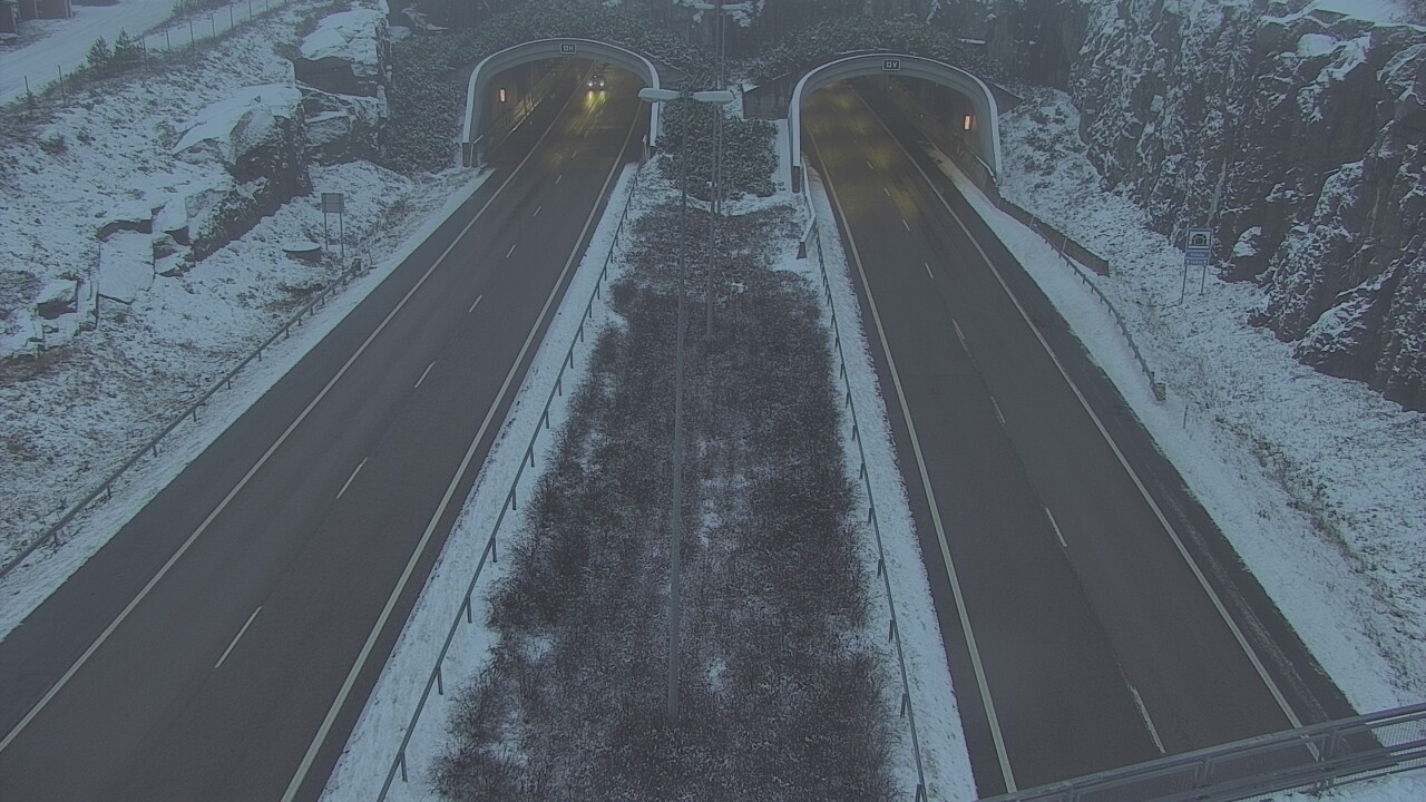 Weather Camera Image Väg 7 Fredrikshamn Kolsila bom väst, Hamina, Kymenlaakso