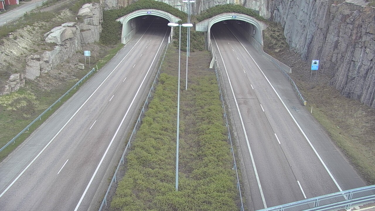 Weather Camera Image Väg 7 Fredrikshamn Kolsila bom väst, Hamina, Kymenlaakso