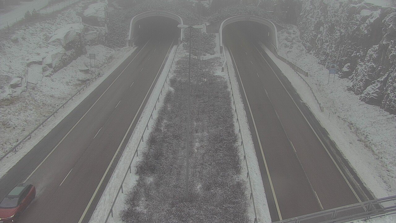 Weather Camera Image Väg 7 Fredrikshamn Kolsila bom väst, Hamina, Kymenlaakso