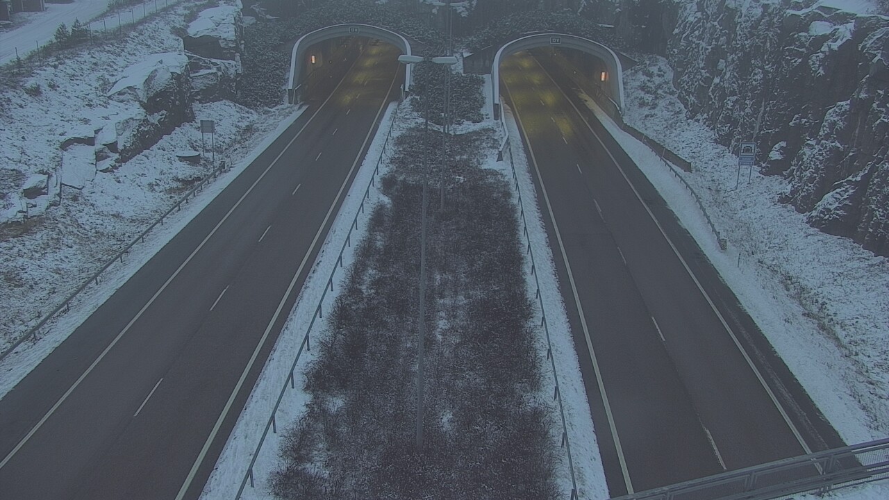 Weather Camera Image Väg 7 Fredrikshamn Kolsila bom väst, Hamina, Kymenlaakso