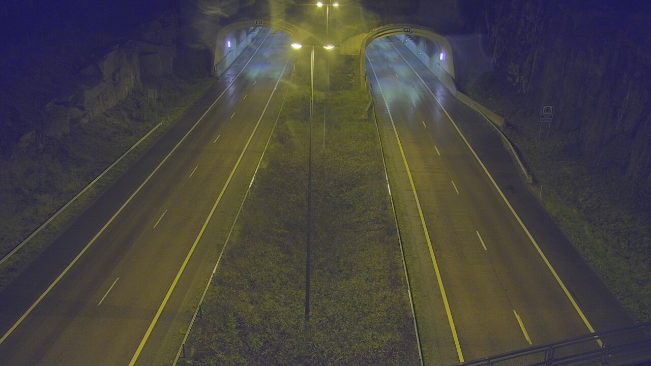 Weather Camera Image Väg 7 Fredrikshamn Kolsila bom väst, Hamina, Kymenlaakso