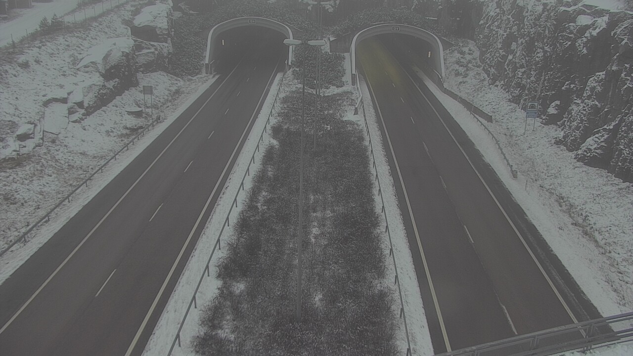 Weather Camera Image Väg 7 Fredrikshamn Kolsila bom väst, Hamina, Kymenlaakso