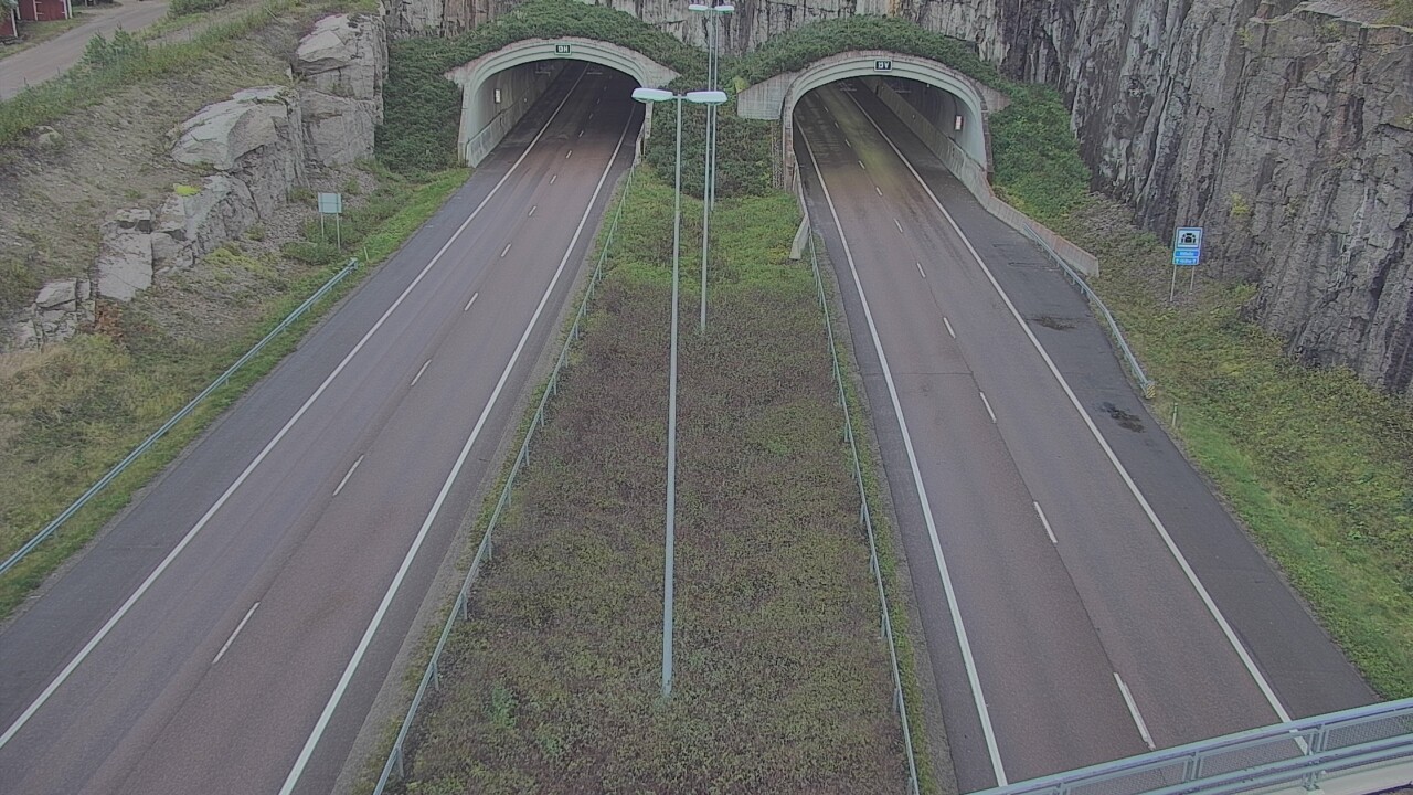 Weather Camera Image Väg 7 Fredrikshamn Kolsila bom väst, Hamina, Kymenlaakso