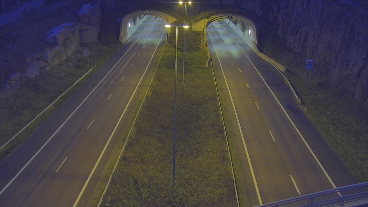 Weather Camera Image Väg 7 Fredrikshamn Kolsila bom väst, Hamina, Kymenlaakso