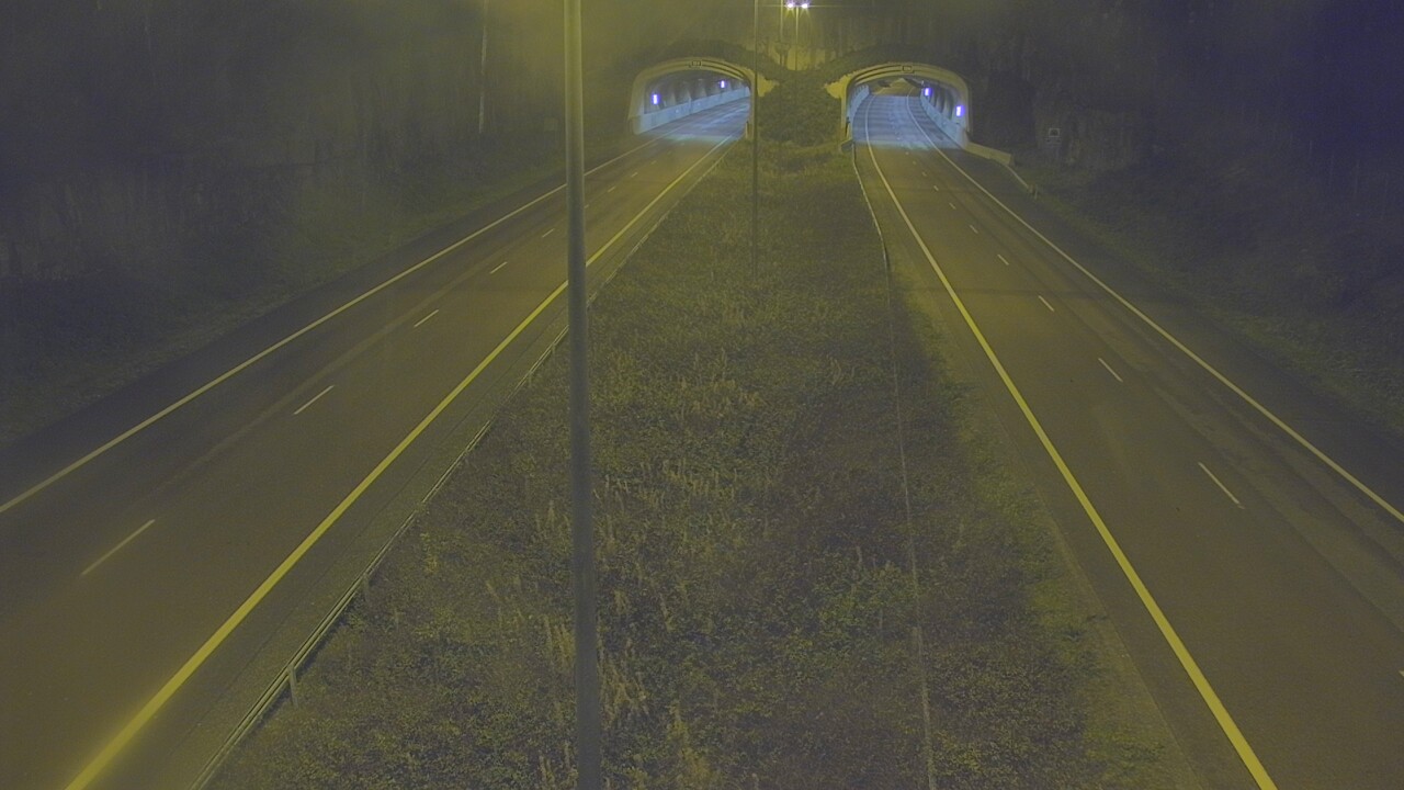 Weather Camera Image Väg 7 Fredrikshamn, Kolsila, bom öst, Hamina, Kymenlaakso