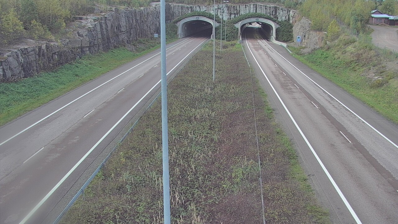 Weather Camera Image Väg 7 Fredrikshamn, Kolsila, bom öst, Hamina, Kymenlaakso
