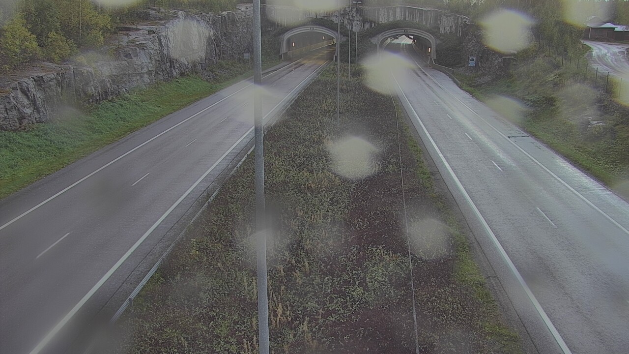 Weather Camera Image Väg 7 Fredrikshamn, Kolsila, bom öst, Hamina, Kymenlaakso