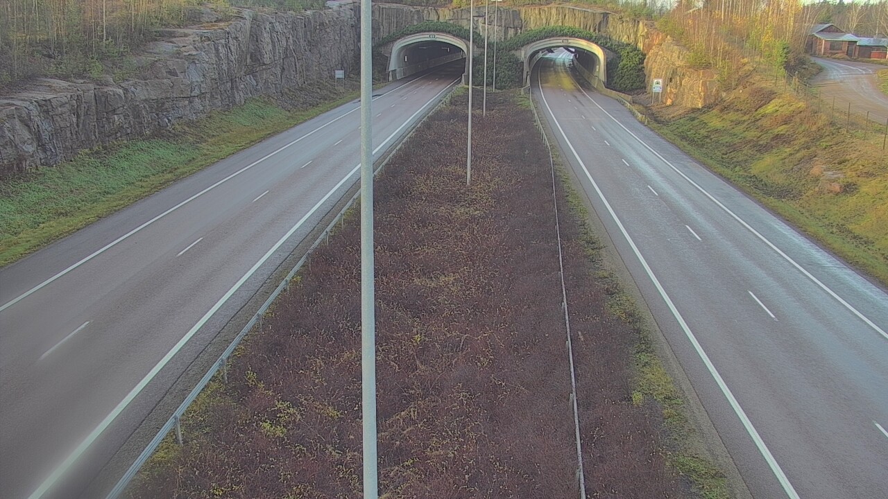 Kelikamerat Kuva Tie 7 Hamina, Kolsila, puomi itä, Hamina, Kymenlaakso