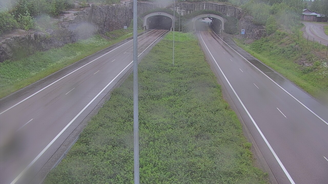 Weather Camera Image Väg 7 Fredrikshamn, Kolsila, bom öst, Hamina, Kymenlaakso