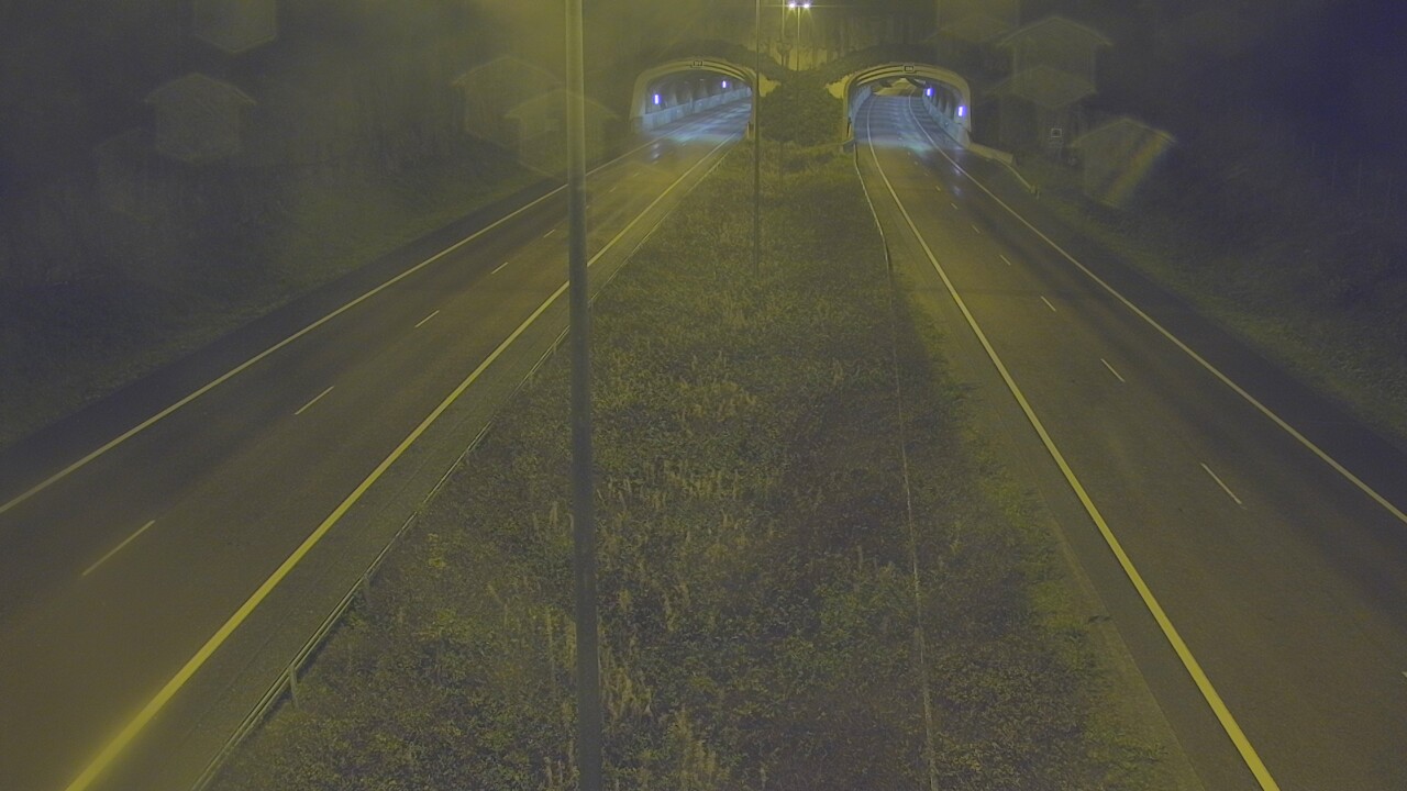 Weather Camera Image Väg 7 Fredrikshamn, Kolsila, bom öst, Hamina, Kymenlaakso