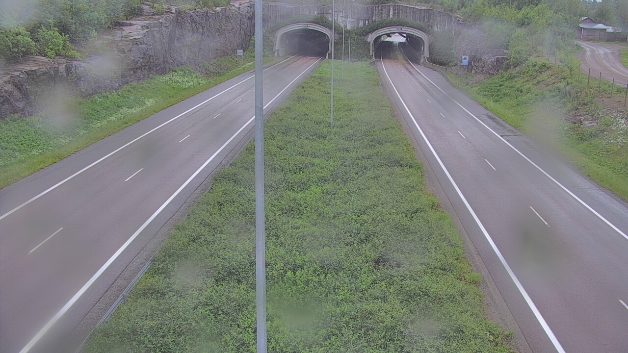 Weather Camera Image Väg 7 Fredrikshamn, Kolsila, bom öst, Hamina, Kymenlaakso
