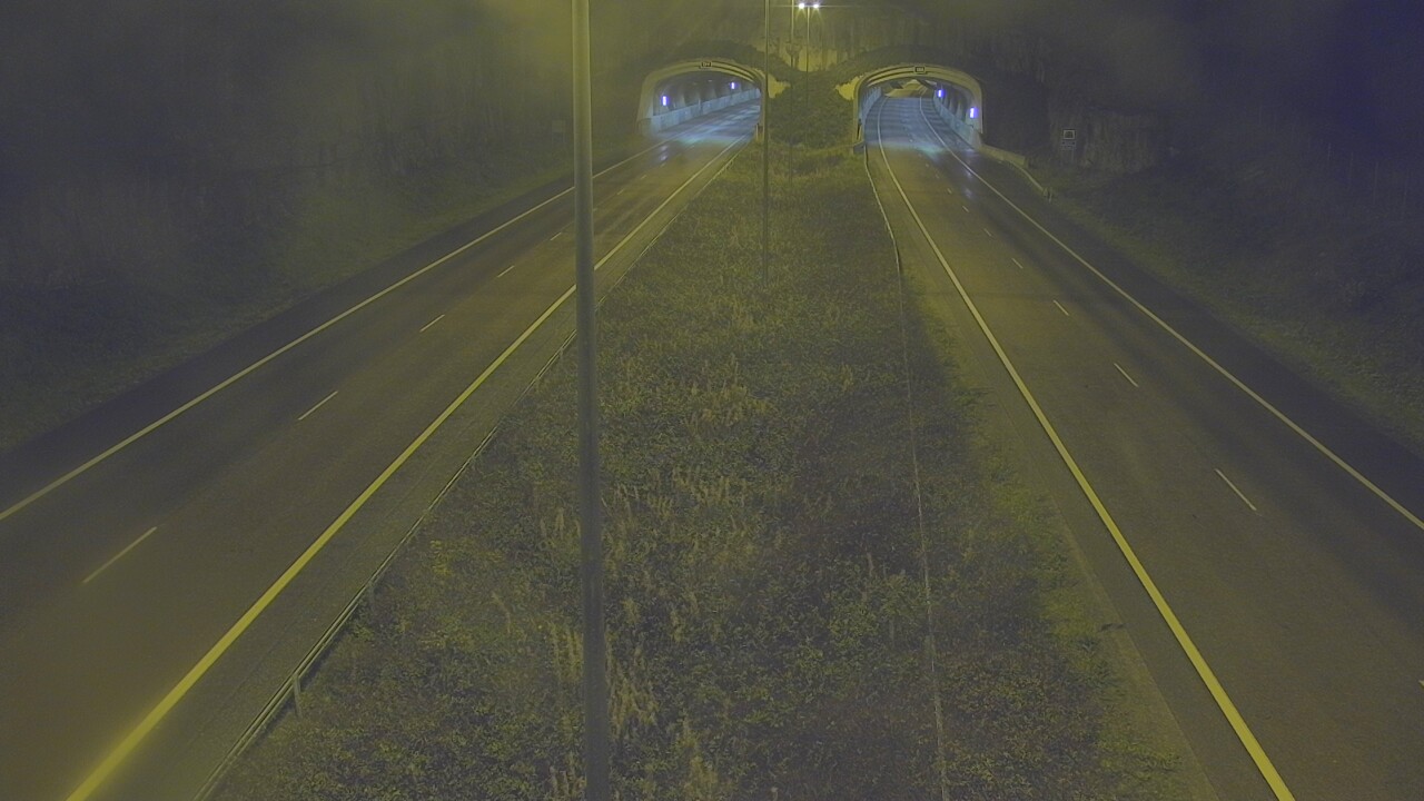 Weather Camera Image Väg 7 Fredrikshamn, Kolsila, bom öst, Hamina, Kymenlaakso