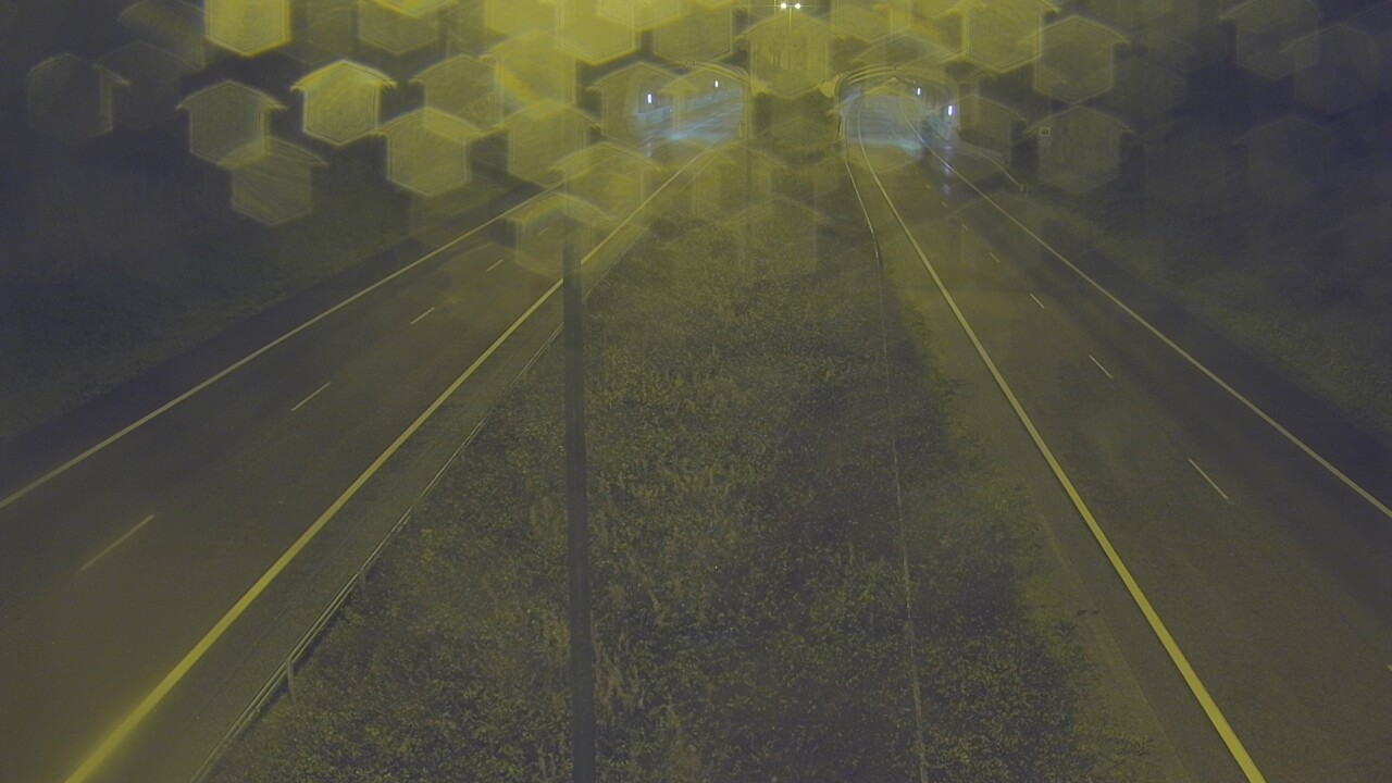 Weather Camera Image Väg 7 Fredrikshamn, Kolsila, bom öst, Hamina, Kymenlaakso