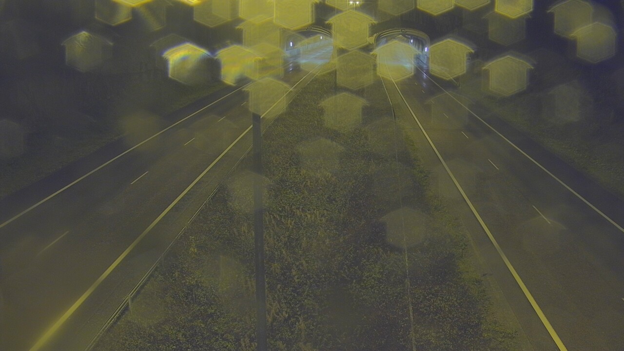 Weather Camera Image Väg 7 Fredrikshamn, Kolsila, bom öst, Hamina, Kymenlaakso