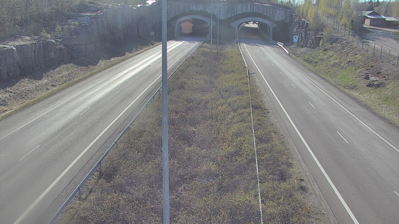 Kelikamerat Kuva Tie 7 Hamina, Kolsila, puomi itä, Hamina, Kymenlaakso