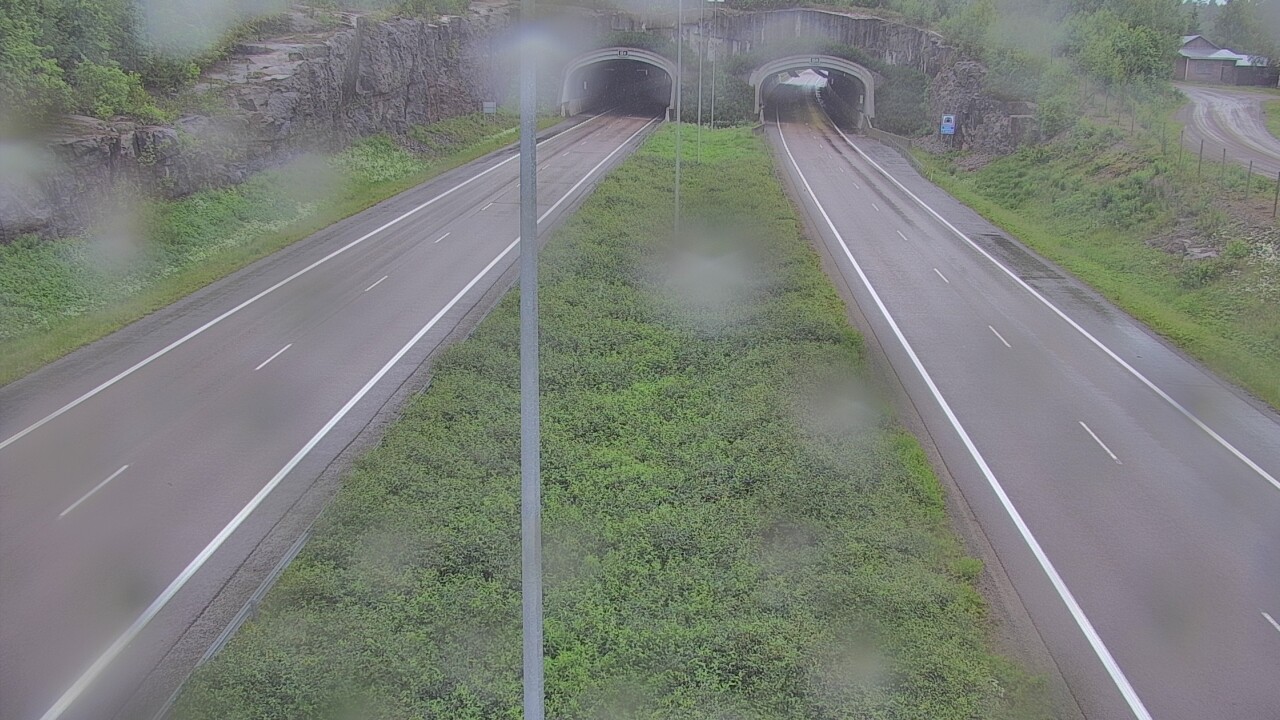 Weather Camera Image Väg 7 Fredrikshamn, Kolsila, bom öst, Hamina, Kymenlaakso