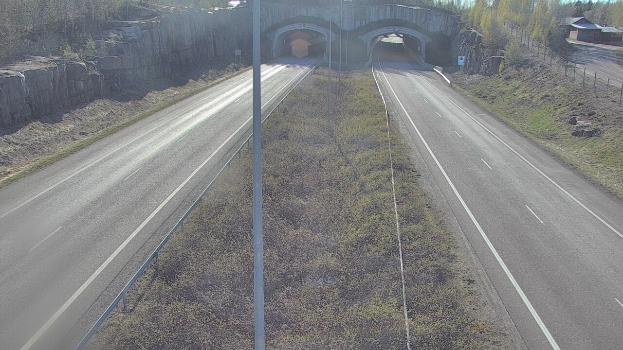 Kelikamerat Kuva Tie 7 Hamina, Kolsila, puomi itä, Hamina, Kymenlaakso