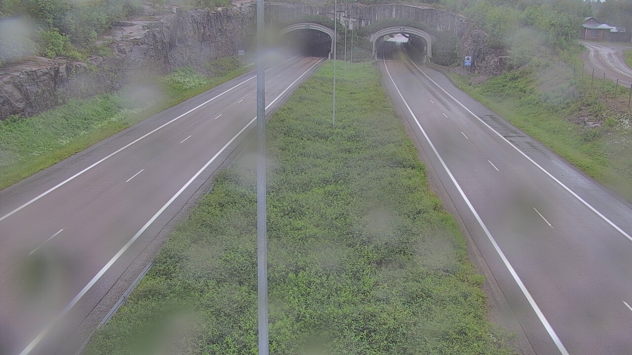 Weather Camera Image Väg 7 Fredrikshamn, Kolsila, bom öst, Hamina, Kymenlaakso