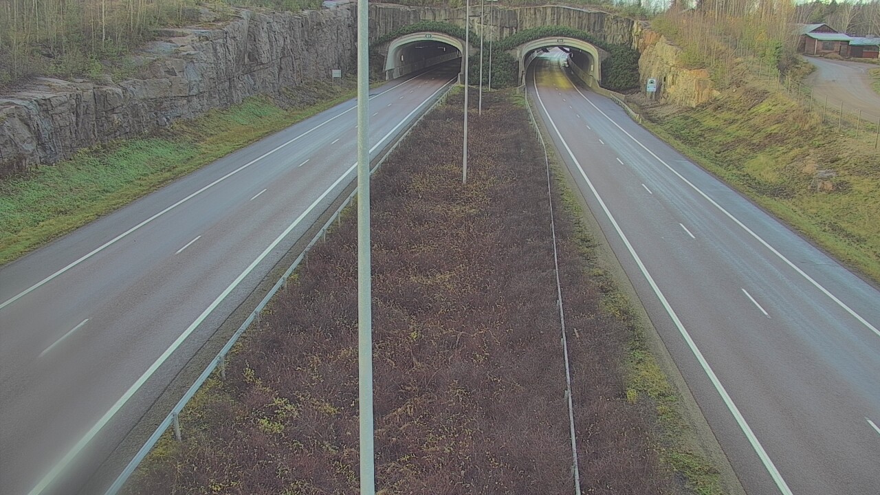 Kelikamerat Kuva Tie 7 Hamina, Kolsila, puomi itä, Hamina, Kymenlaakso