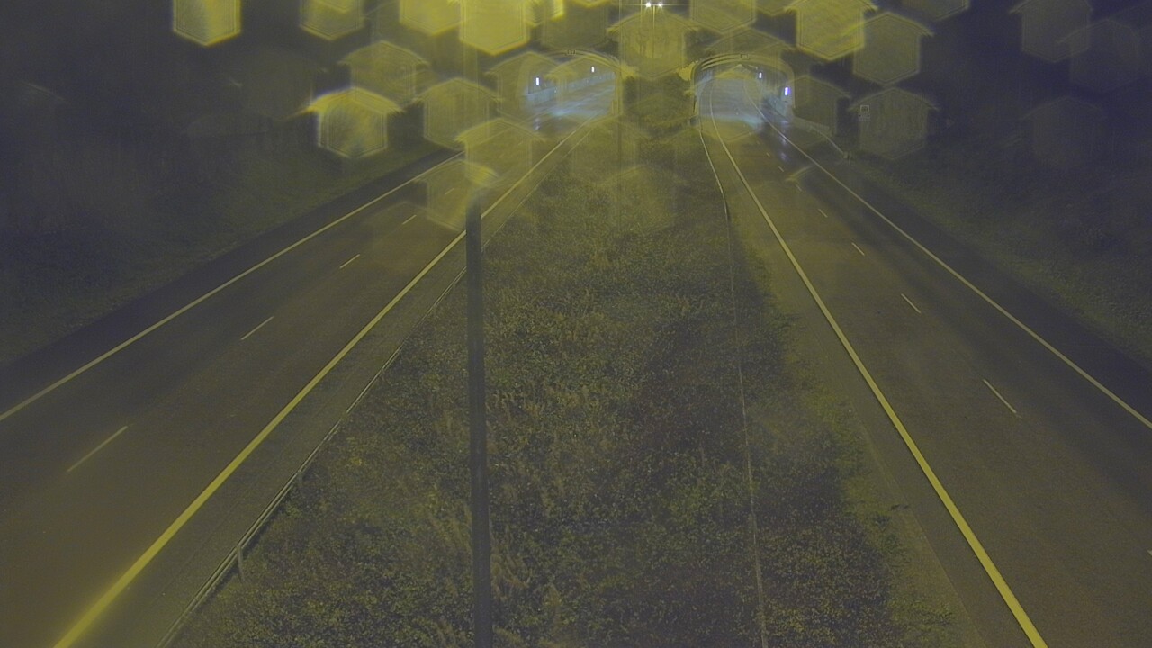 Weather Camera Image Väg 7 Fredrikshamn, Kolsila, bom öst, Hamina, Kymenlaakso