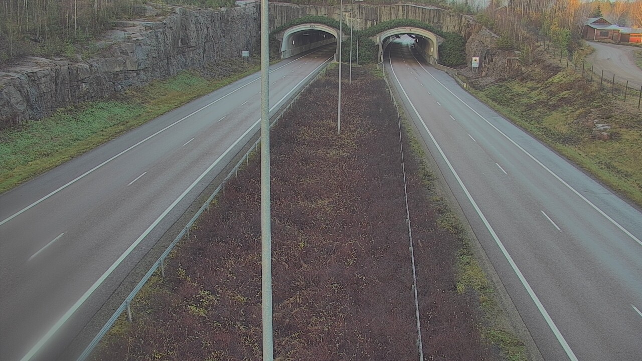 Kelikamerat Kuva Tie 7 Hamina, Kolsila, puomi itä, Hamina, Kymenlaakso